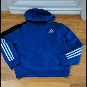 Boys Adidas Hooded Sweatshirt. Size Large 14-16